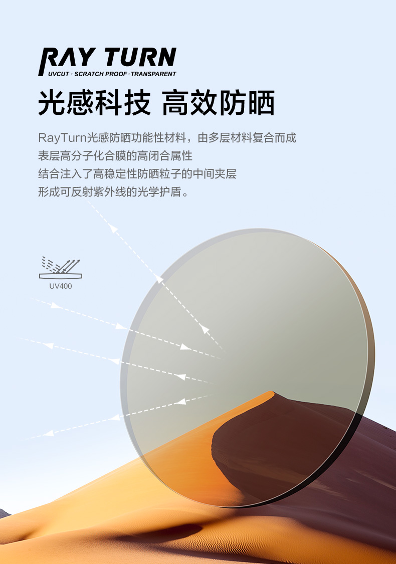 【国内贸易】蕉下昼望系列可折叠墨镜（琥珀咖）(图14)