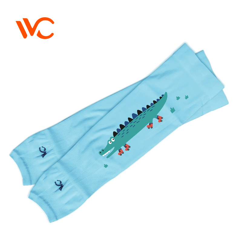 【国内贸易】VVC儿童防晒袖童趣版儿童冰袖皮皮鳄(图2)