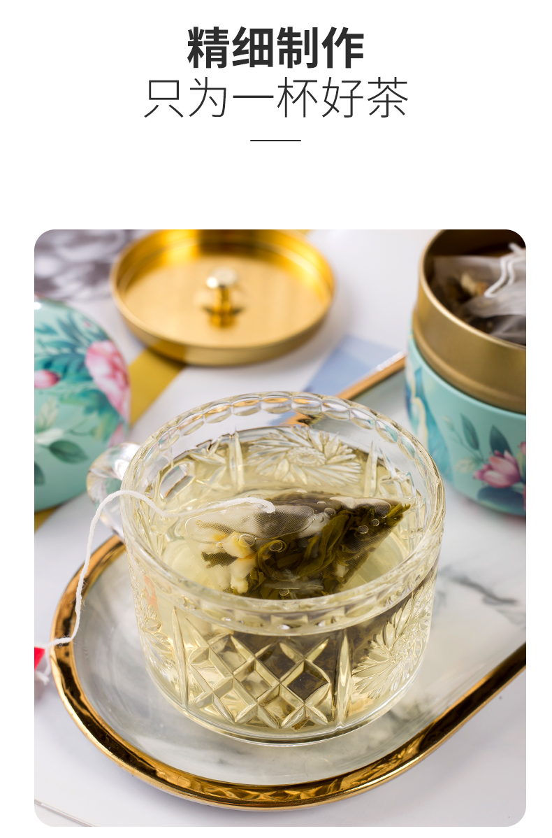 【国内贸易】柠檬绿茶 即泡即饮减肥瘦身茶3罐装(图8)