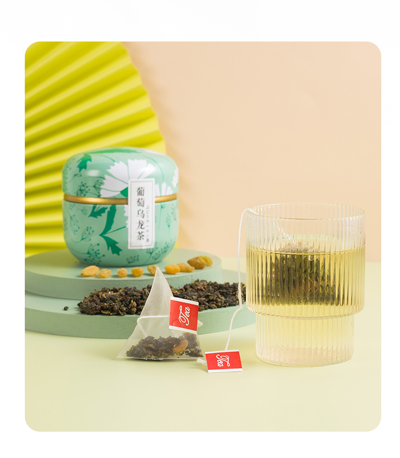 【国内贸易】葡萄乌龙茶冷泡花茶水果茶茶叶3罐(图7)
