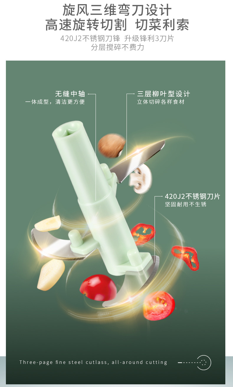 【国内贸易】康佳(KONKA)多功能食物处理器 KJ-LS01(图10)
